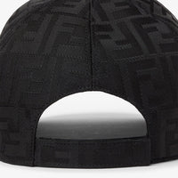 Casquette de baseball en nylon FF jacquard noir