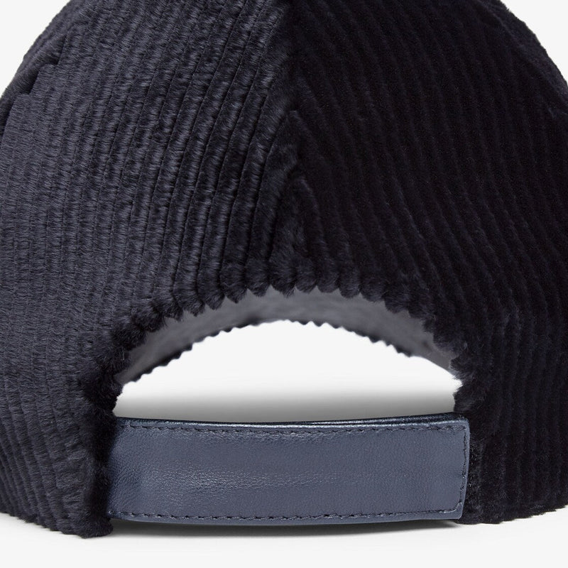 Casquette de baseball en vison bleu marine