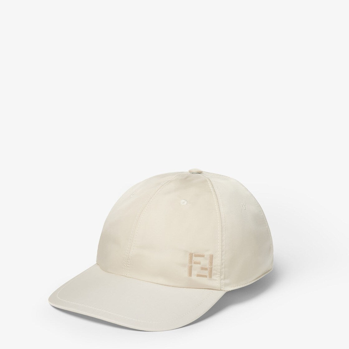 Casquette de baseball en nylon ivoire