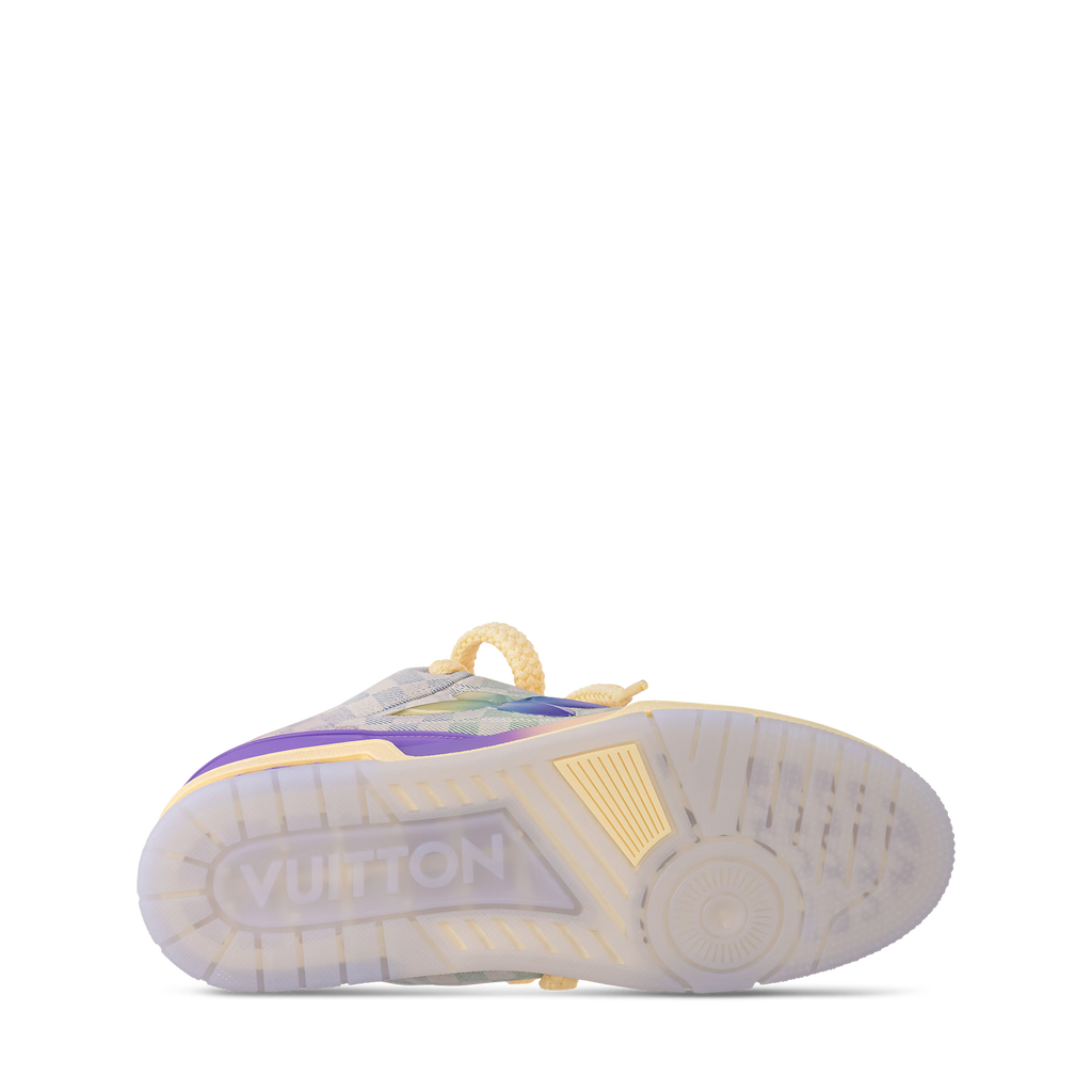 LV Skate Logo Incrusté Violet Et Multicolore