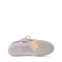 LV Skate Logo Incrusté Violet Et Multicolore