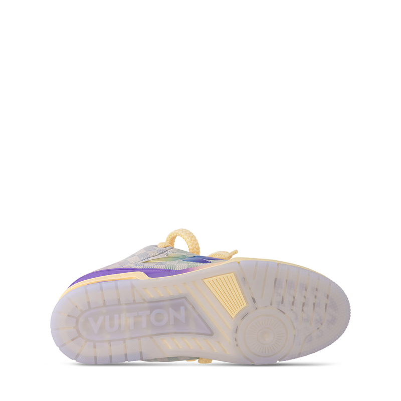 LV Skate Logo Incrusté Violet Et Multicolore