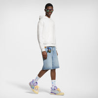 LV Skate Logo Incrusté Violet Et Multicolore