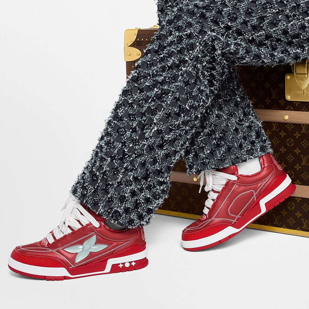 LV Skate Logo incrusté Rouge