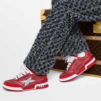 LV Skate Logo incrusté Rouge