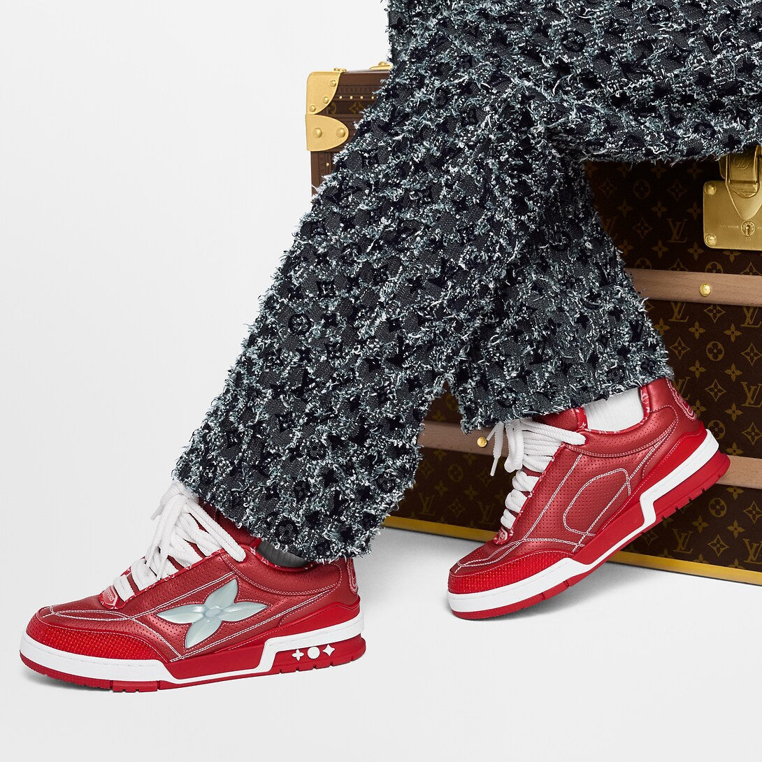 LV Skate Logo incrusté Rouge