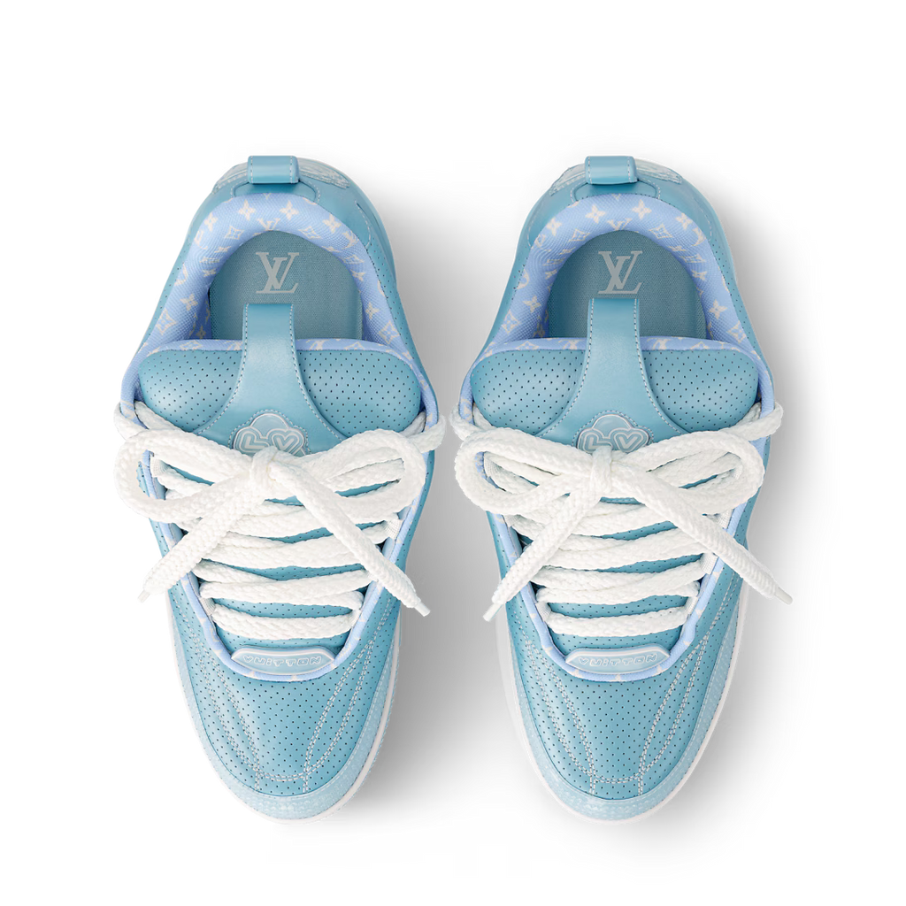 LV Skate Logo incrusté Bleu