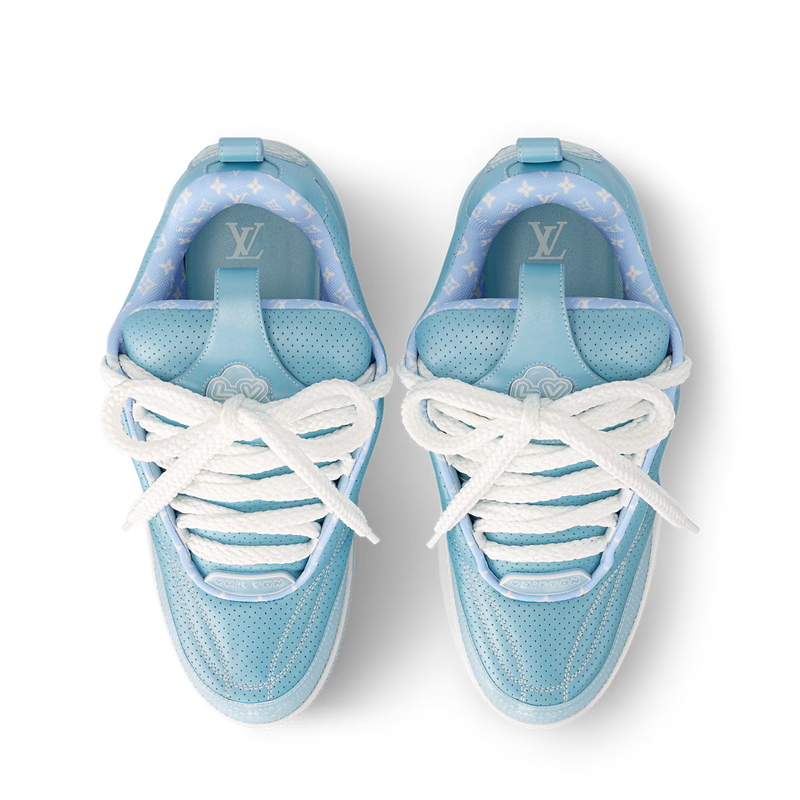 LV Skate Logo incrusté Bleu