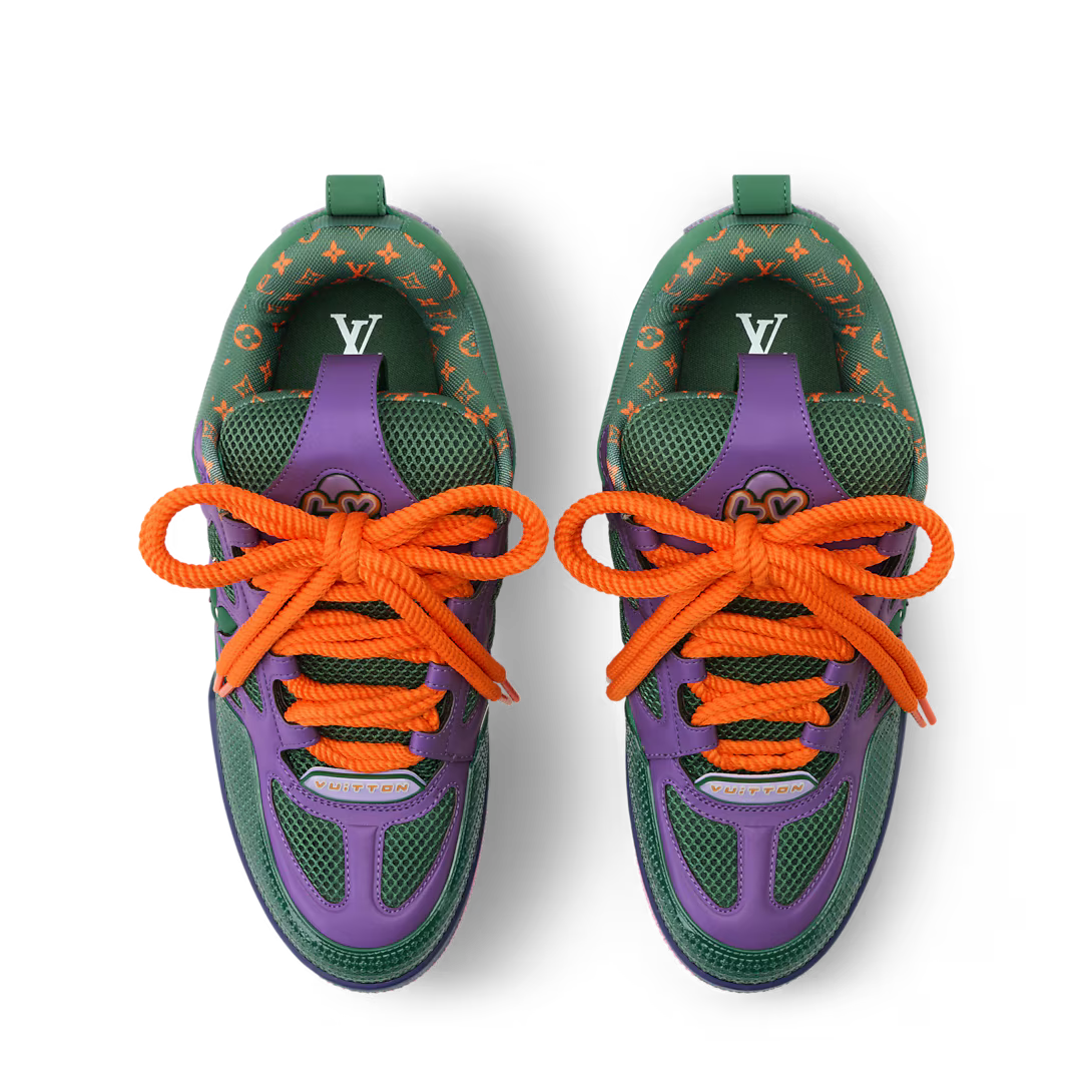 LV Skate Violet Et Vert