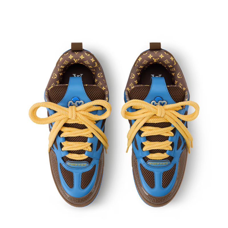 LV Skate Marron Et Bleu