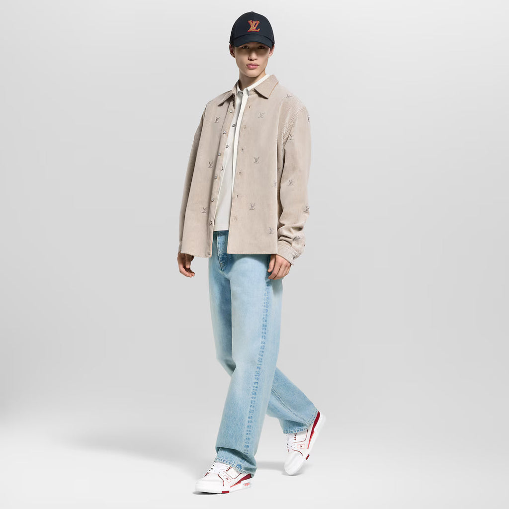 LV Trainer Rouge Et Gris