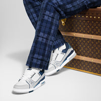 LV Trainer Bleu Et Gris