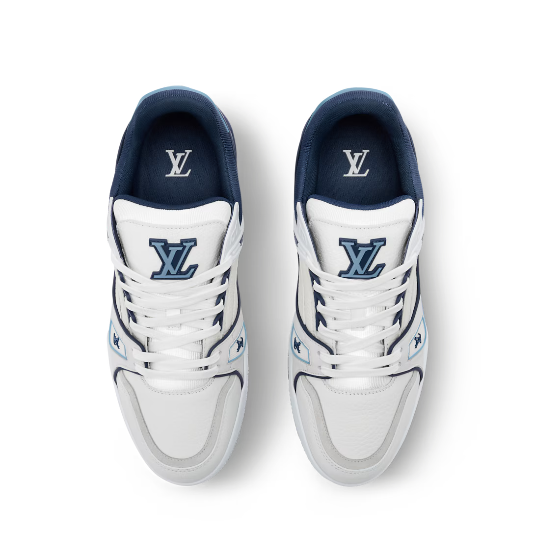 LV Trainer Bleu Et Gris
