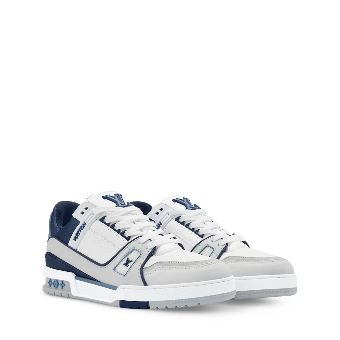 LV Trainer Bleu Et Gris
