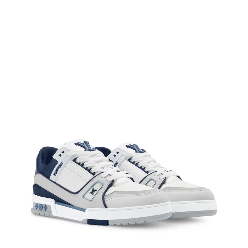 LV Trainer Bleu Et Gris