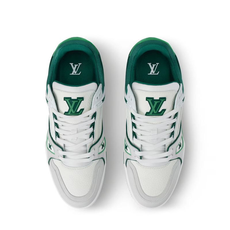 LV Trainer Gris Et Vert