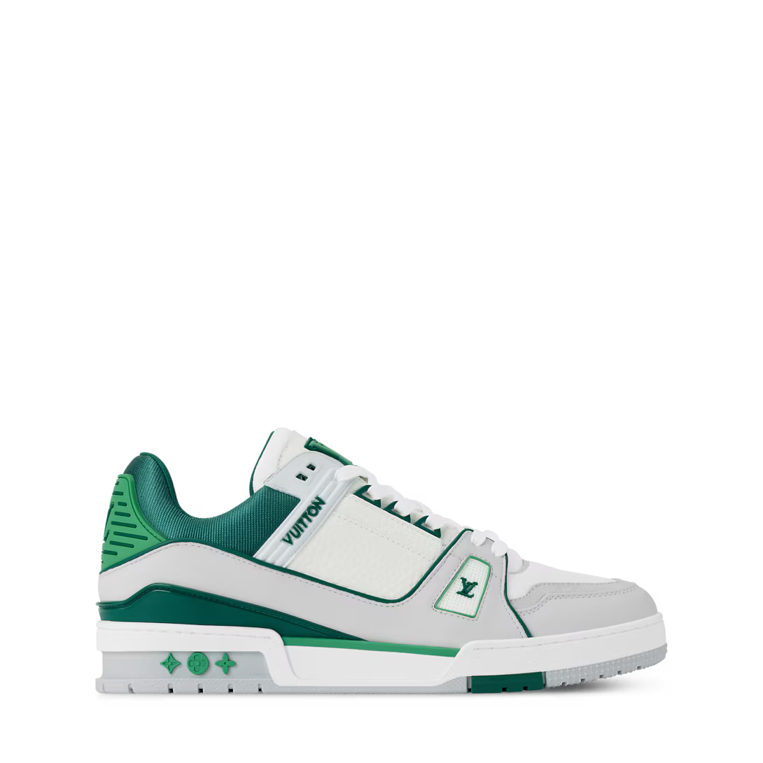 LV Trainer Gris Et Vert