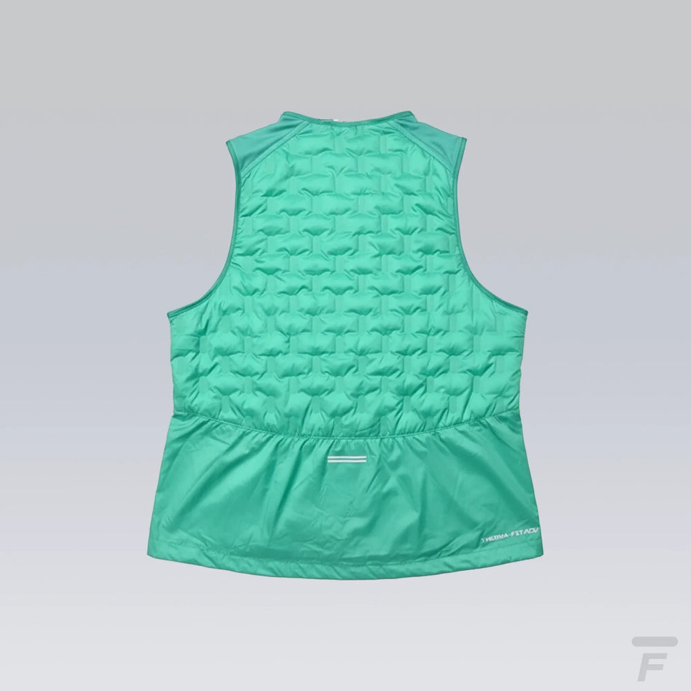 Veste Sans Manche Running Therma Fit Vert Menthe