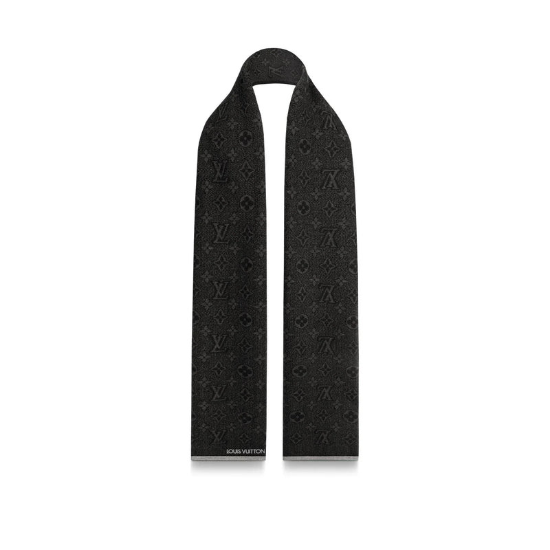 Bonnet et Écharpe My Monogram Éclipse Noir