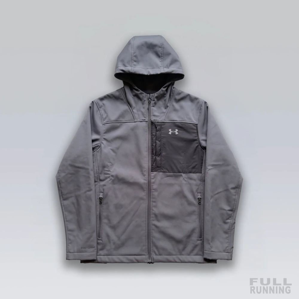 Veste Coldgear Gris avec Capuche