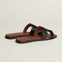 Sandales Oran Noir Et Gold