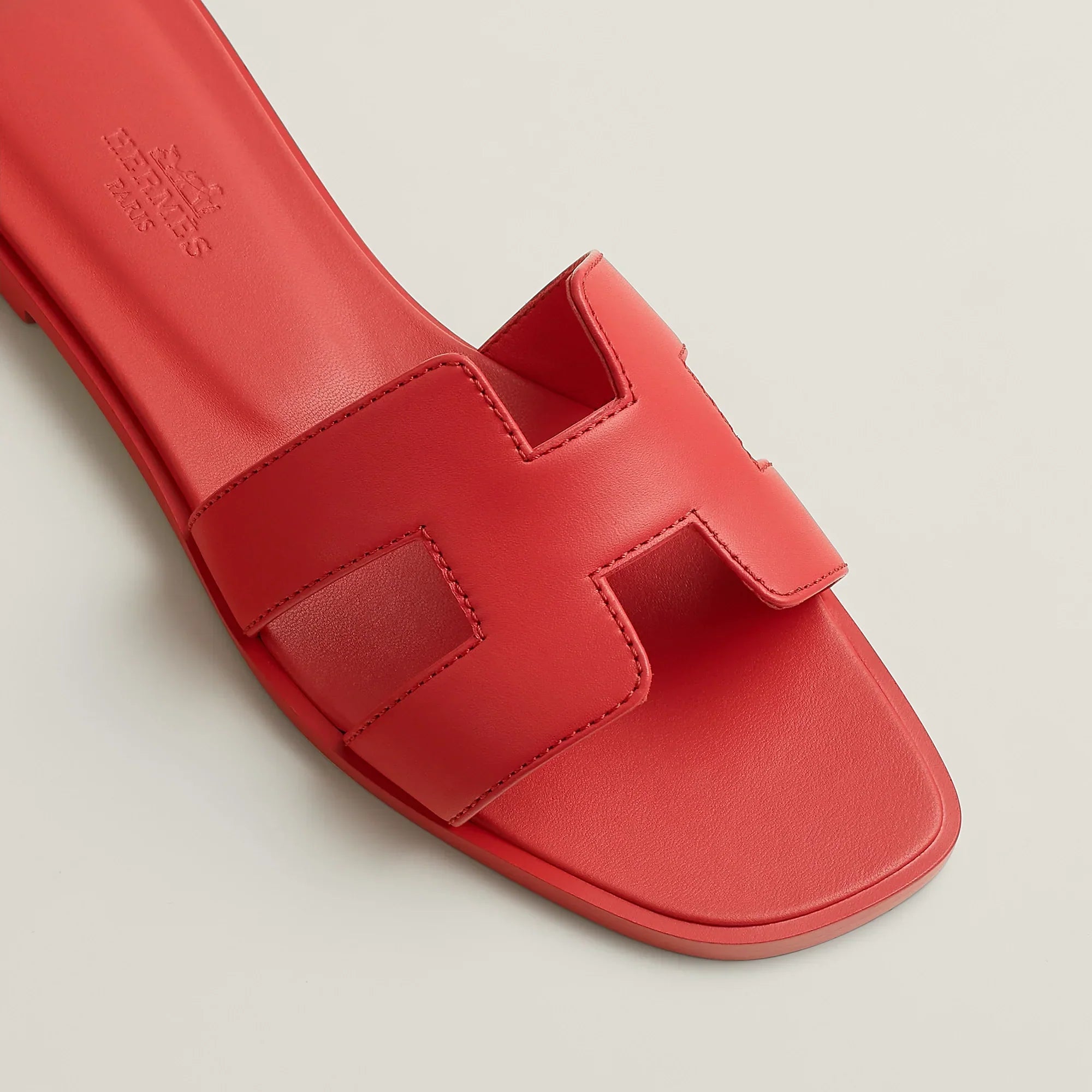 Sandales Oran Rose Vermillon