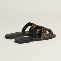Sandales Oran Gold Et Noir