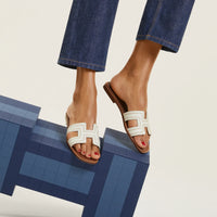 Sandales Oran Blanc