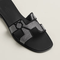 Sandales Oran Noir Cristal