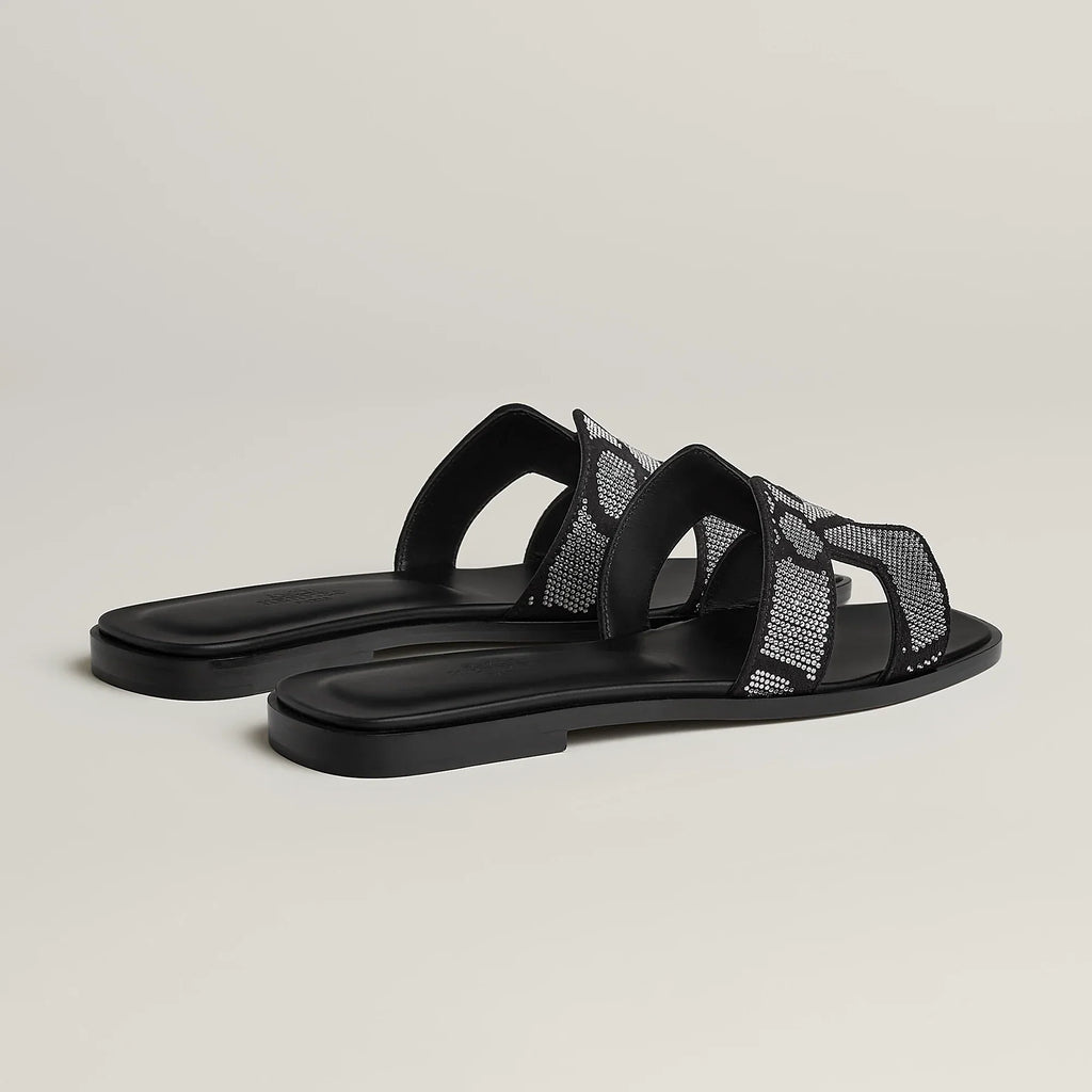 Sandales Oran Noir Cristal