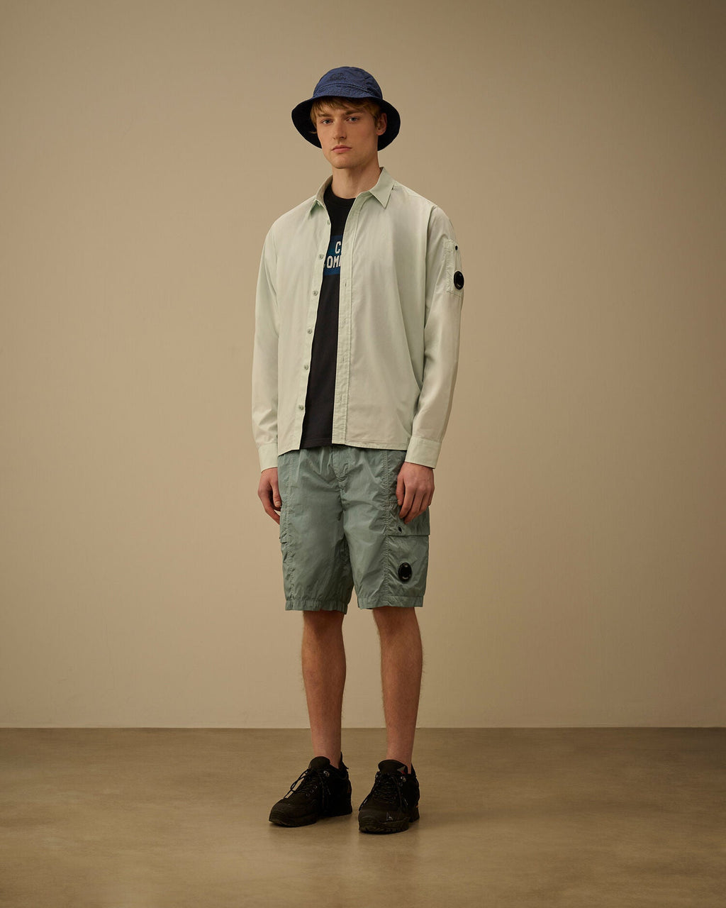 Short CP Company silver blue