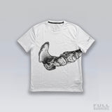 T-shirt de Running Division Squelette "MILER" Blanc