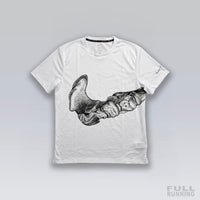 T-shirt de Running Division Squelette "MILER" Blanc