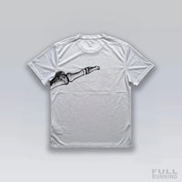 T-shirt de Running Division Squelette "MILER" Blanc