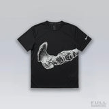 T-shirt de Running Division Squelette "MILER" Noir