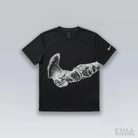 T-shirt de Running Division Squelette "MILER" Noir