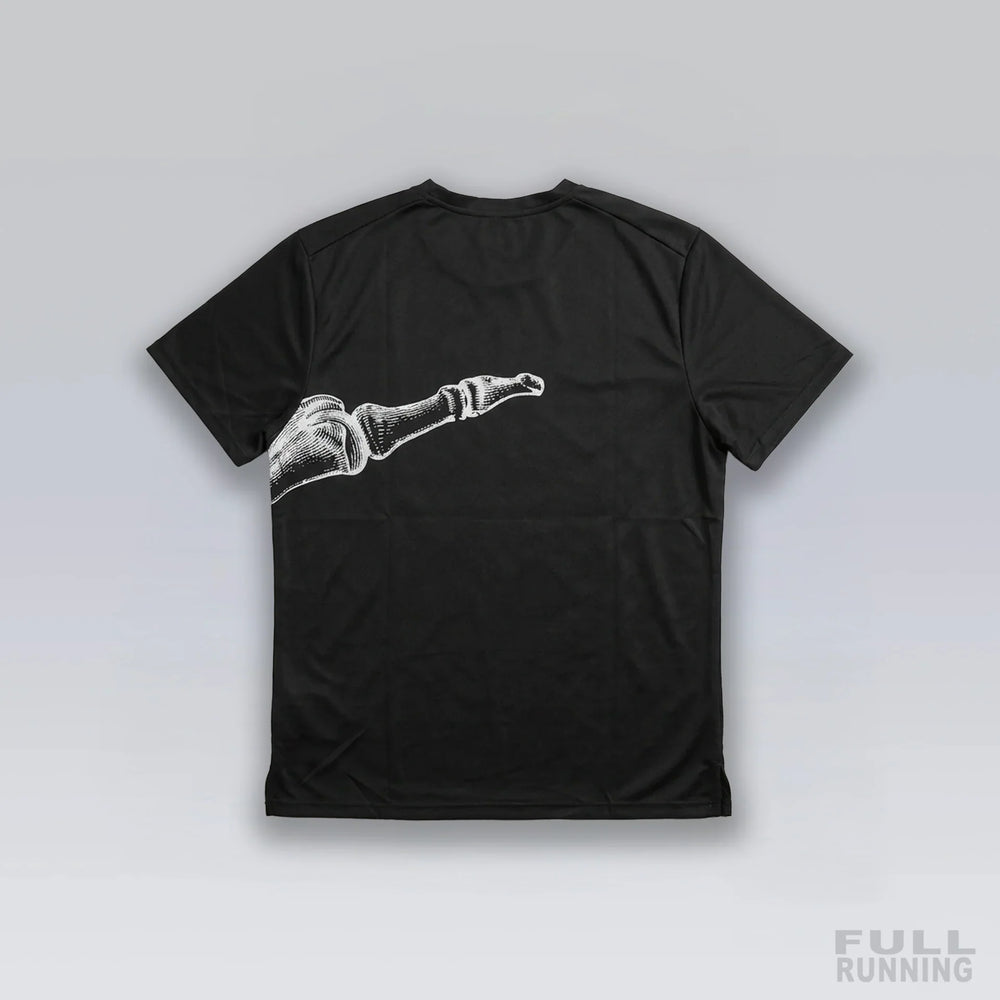 T-shirt de Running Division Squelette "MILER" Noir