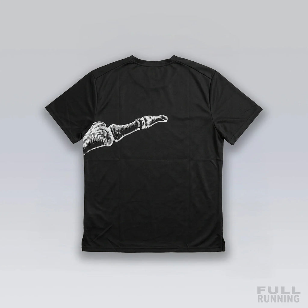 T-shirt de Running Division Squelette "MILER" Noir