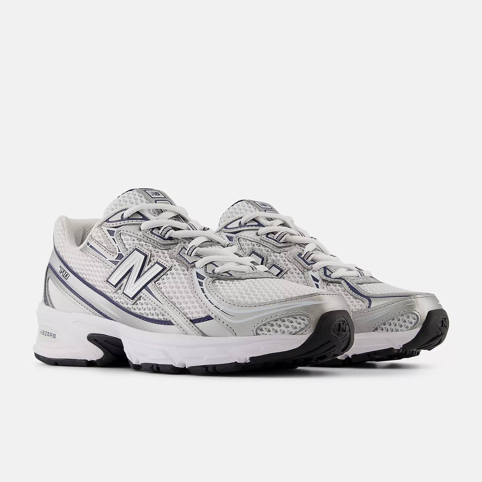 New Balance 740 Gris Et Bleu