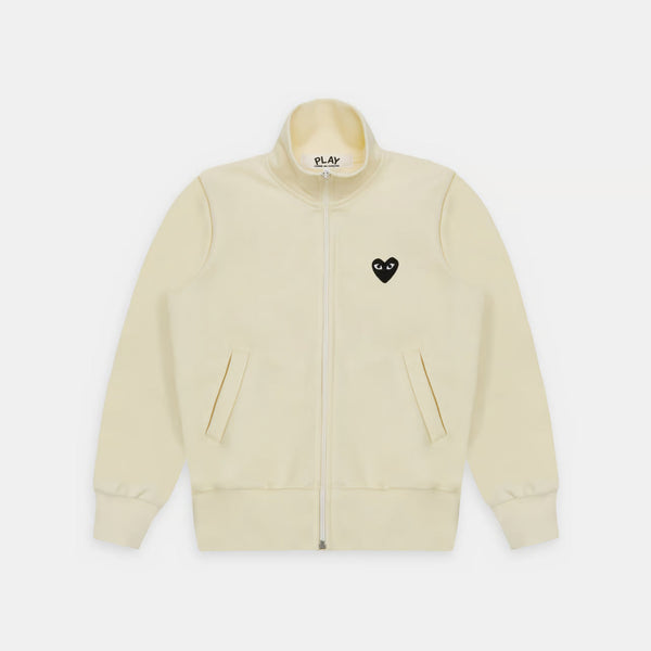 Sweat zippé CDG Sans Capuche Beige