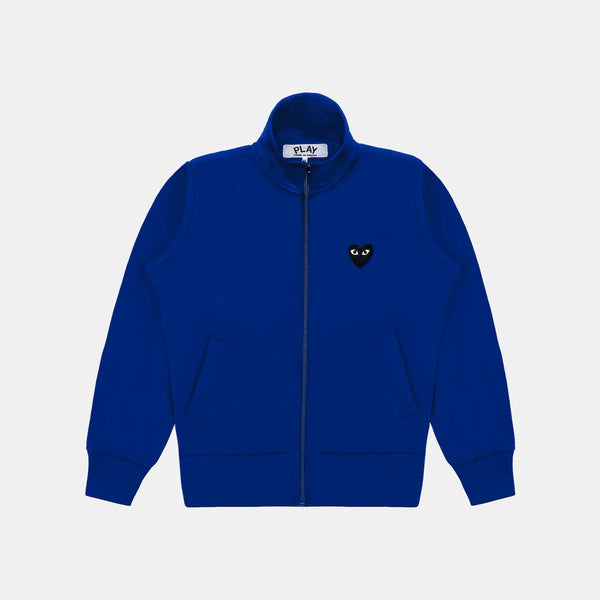 Sweat zippé CDG Sans Capuche Bleu