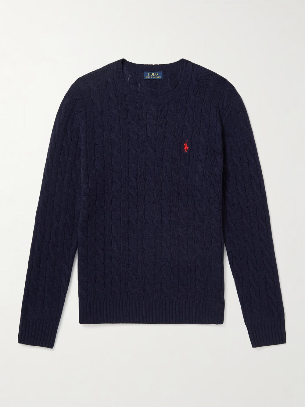 Pull Ralph Lauren En Laine Bleu Marine